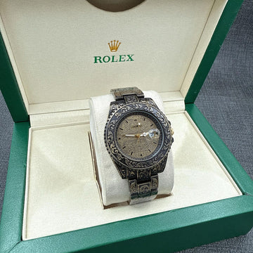 ROLEX ''GOLD/BLACK'' watch