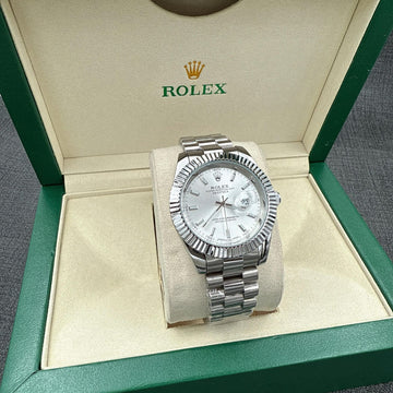ROLEX "SILVER/WHITE" watch