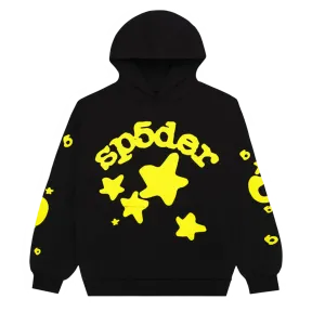 Sp5der Beluga Hoodie Onyx Yellow