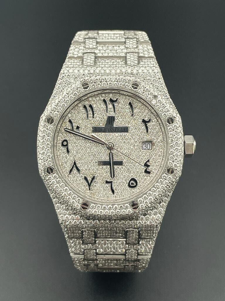 Diamond Audemars Piguet Royal Oak *moss diamond* watch