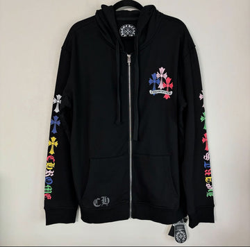 Chrome hearts zip-up hoodie