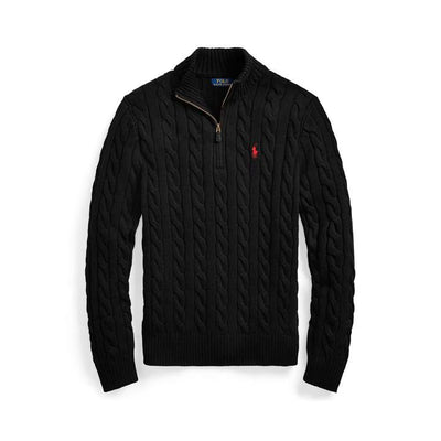 Polo Ralph Lauren Cable Quarter Zip Knit Jumper