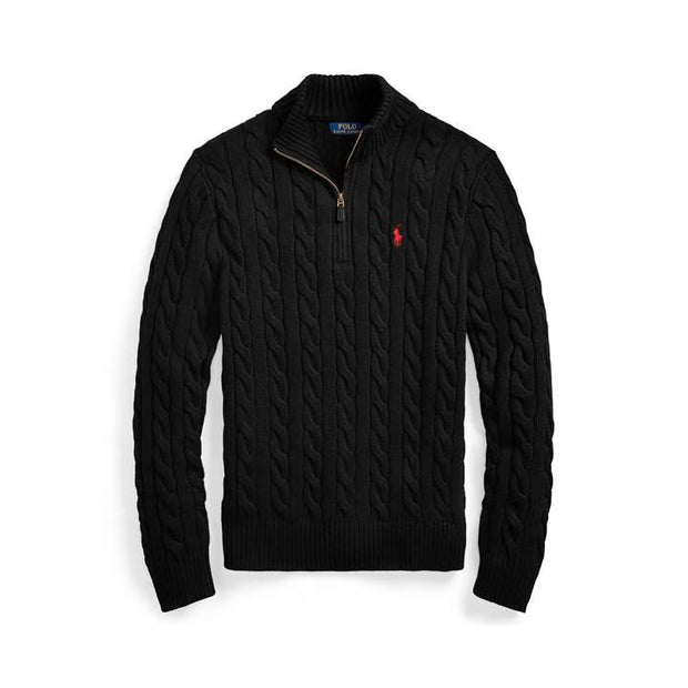 Polo Ralph Lauren Cable Quarter Zip Knit Jumper