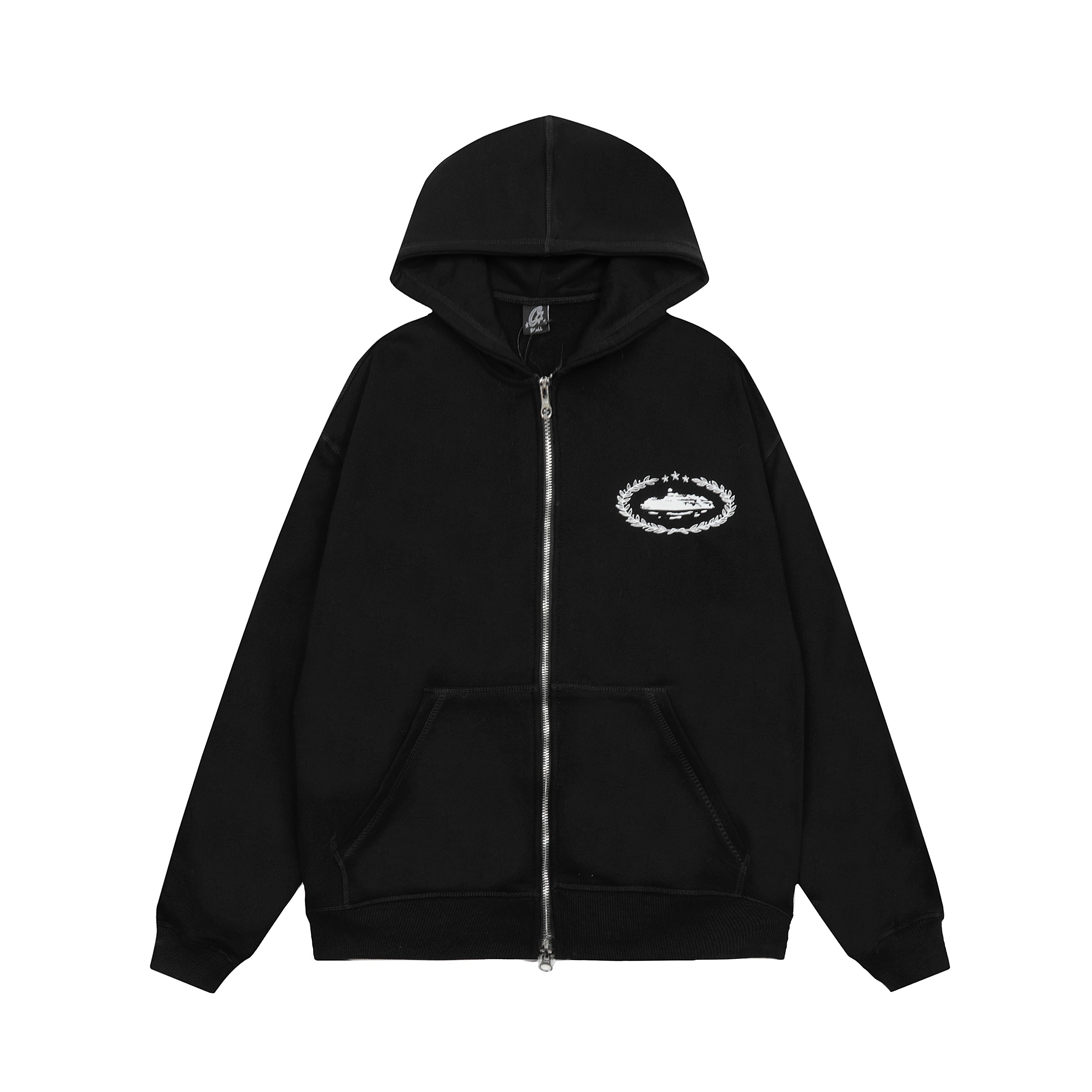 Corteiz RTW Superior Royale Zip Hoodie - Black (SET)