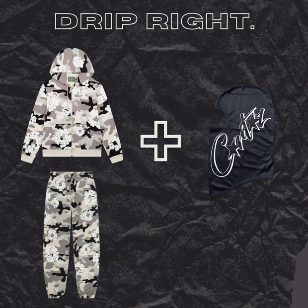 Bundle Offer - Denim tears set + Corteiz mask