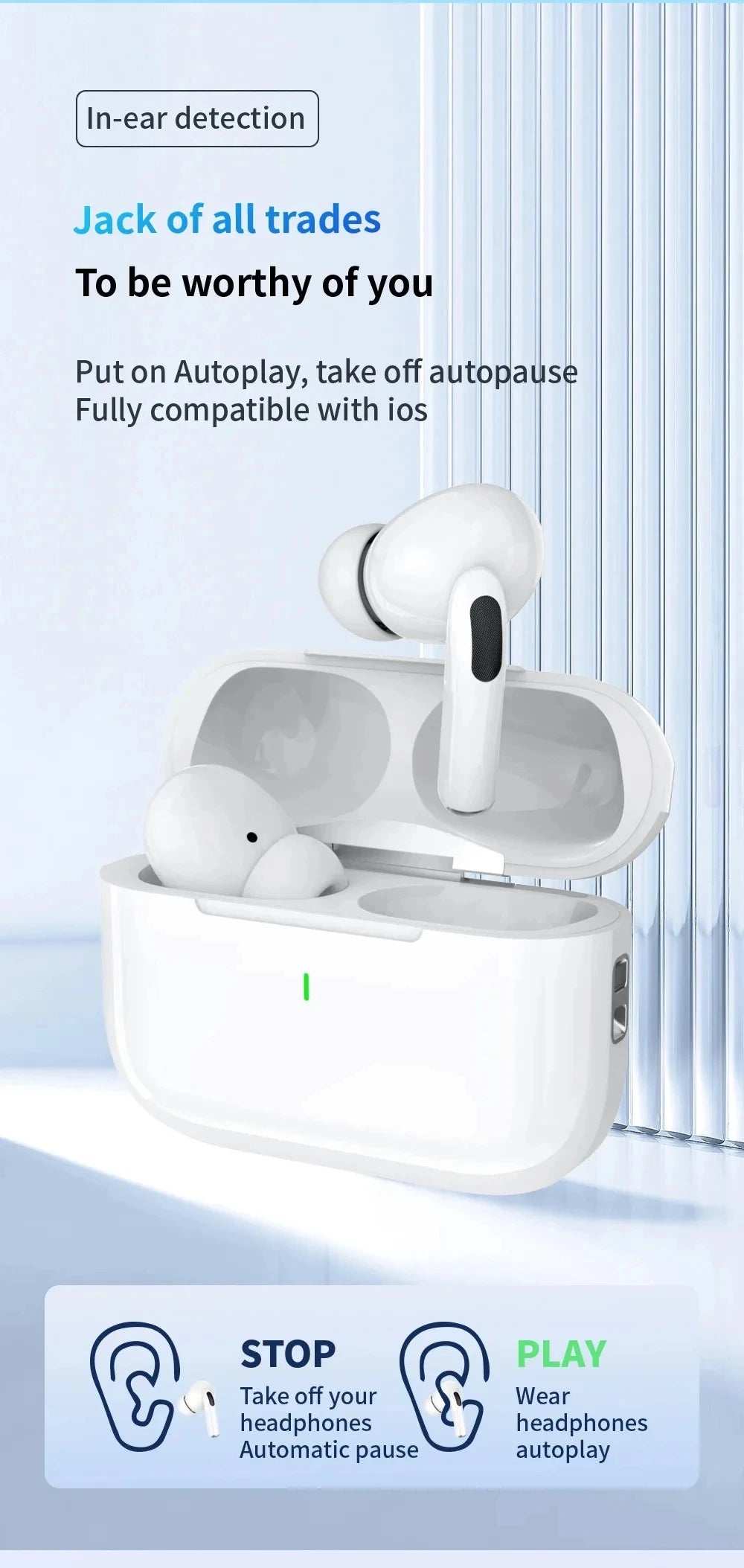 Original Pro 5 TWS Max Wireless Bluetooth Earphones Sport Earbuds  In Ear Noise Cancelling Headset For iPhone Android Headphone