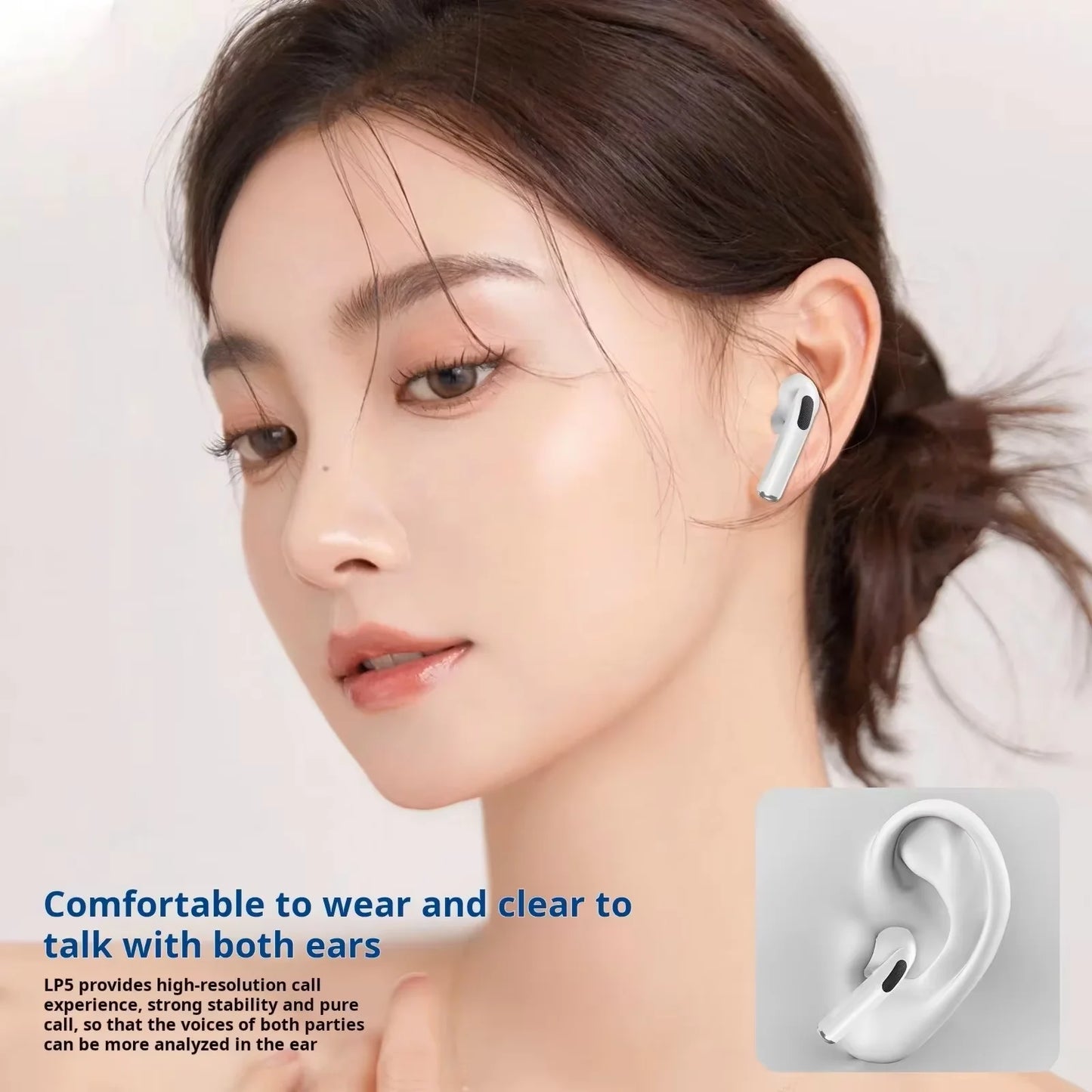 Original Pro 5 TWS Max Wireless Bluetooth Earphones Sport Earbuds  In Ear Noise Cancelling Headset For iPhone Android Headphone
