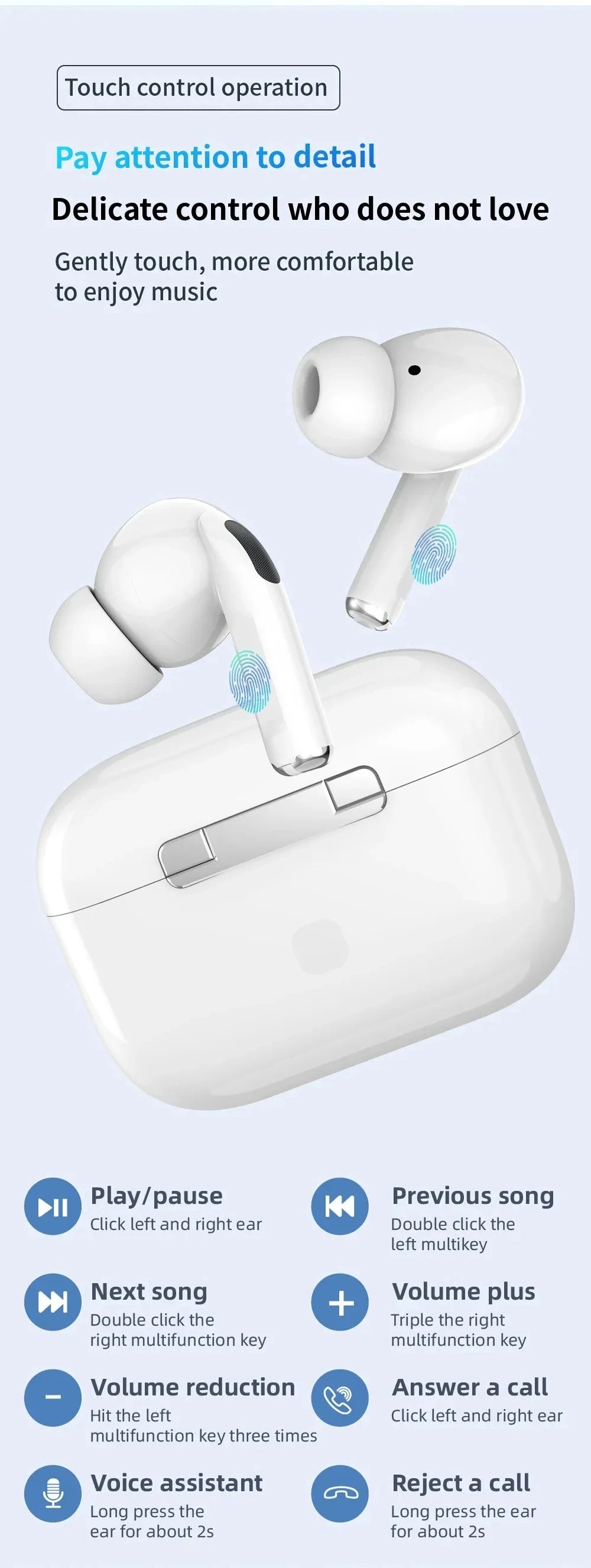 Original Pro 5 TWS Max Wireless Bluetooth Earphones Sport Earbuds  In Ear Noise Cancelling Headset For iPhone Android Headphone
