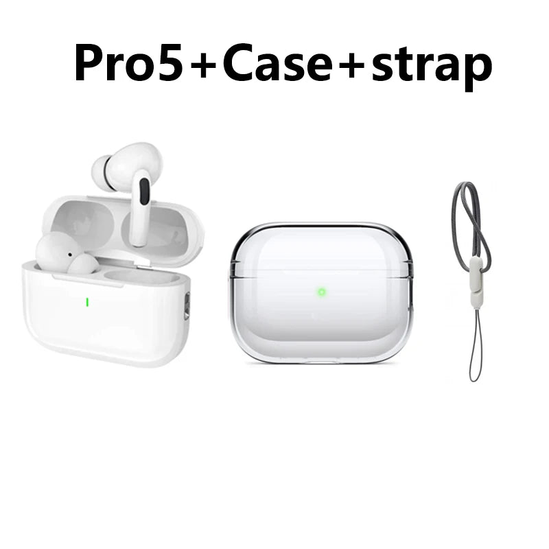 Original Pro 5 TWS Max Wireless Bluetooth Earphones Sport Earbuds  In Ear Noise Cancelling Headset For iPhone Android Headphone