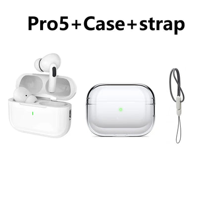 Original Pro 5 TWS Max Wireless Bluetooth Earphones Sport Earbuds  In Ear Noise Cancelling Headset For iPhone Android Headphone