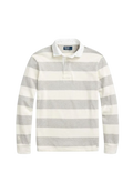 Gray & White Rugby Polo