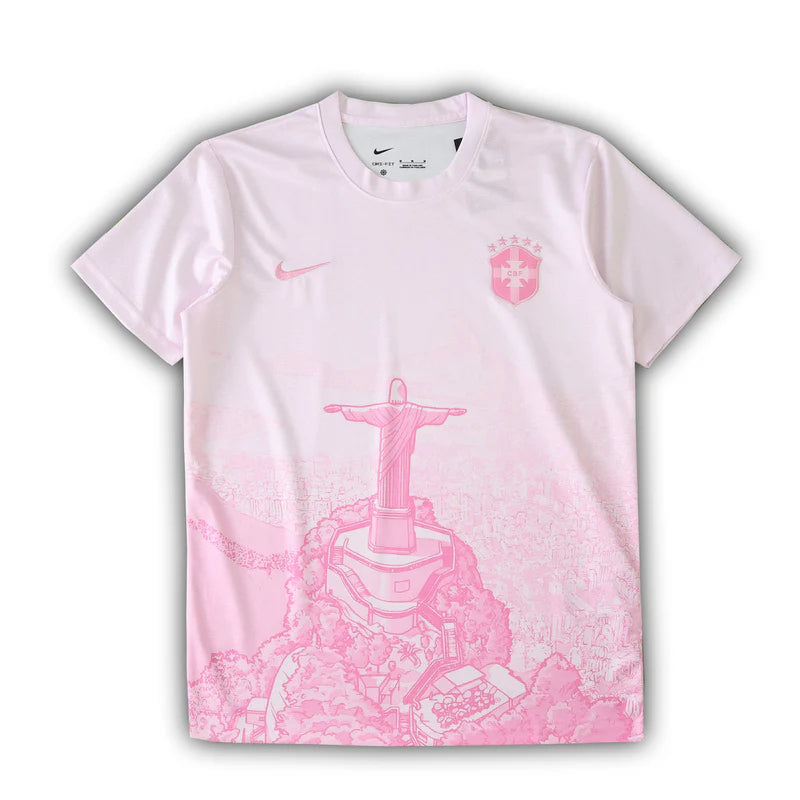 Brazil Jesus Christ Pink Jersey football Special Edition 2026