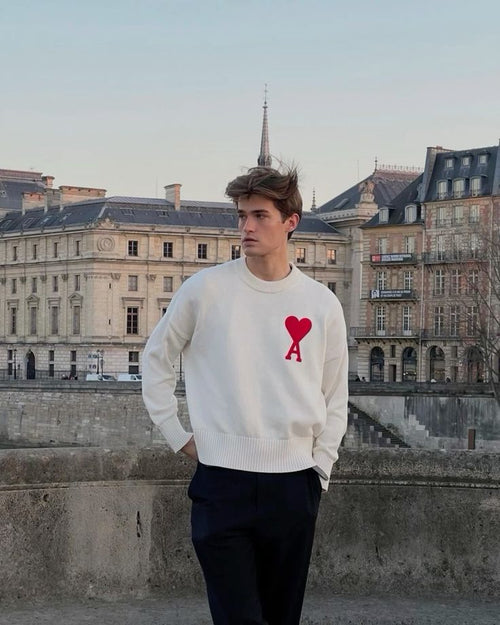 Ami Paris Sweater White
