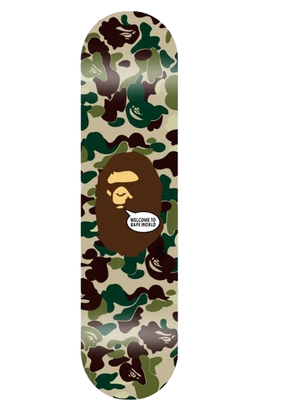 Bape skateboard decor
