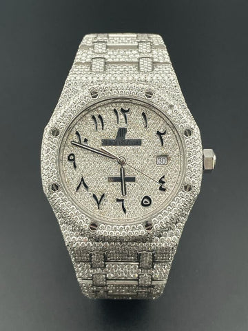 Diamond Audemars Piguet Royal Oak *moss diamond* watch