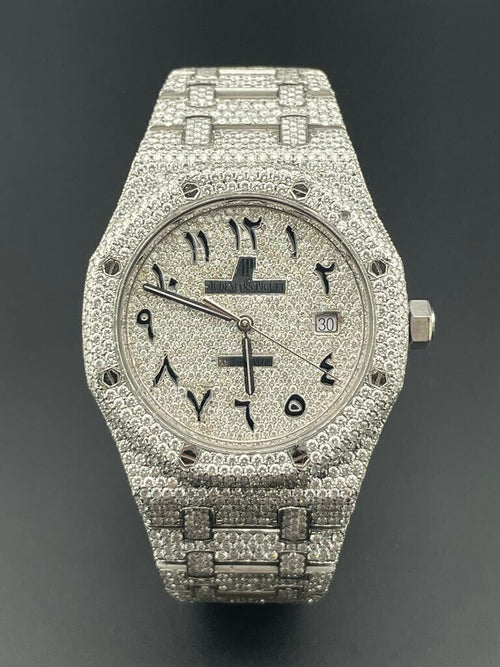 Diamond Audemars Piguet Royal Oak *moss diamond* watch